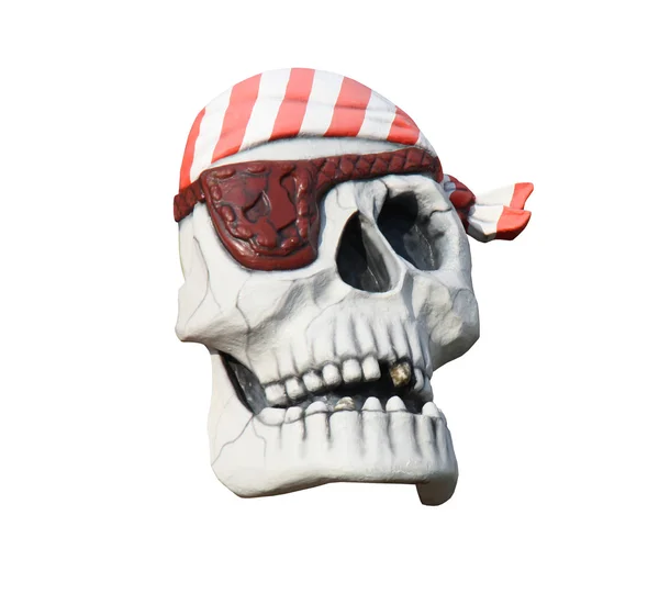 Cráneo de esqueleto de miedo . — Foto de Stock