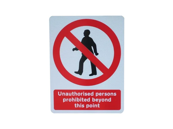 Warning Sign for Pedestrians. — Stock Photo, Image
