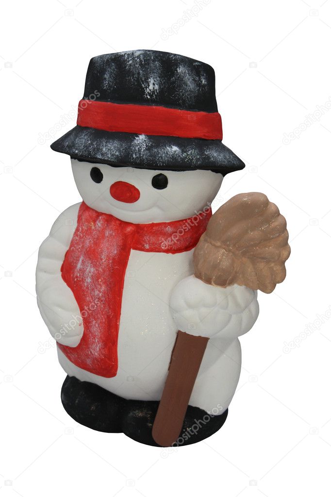 Model of a Cute Snowman.