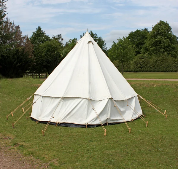Tela Campana Camping Tenda . — Foto Stock