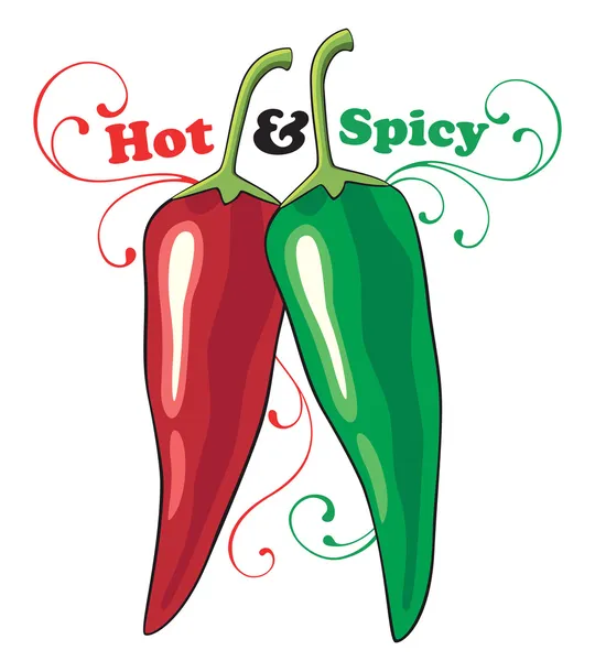 Hot & Spicy — Stock Vector