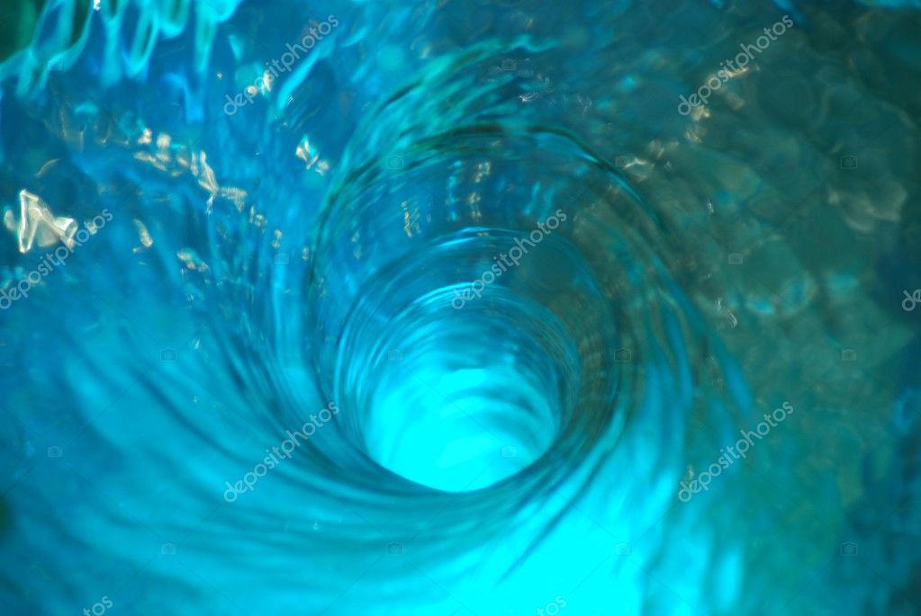 Blue water tornado — Stock Photo © dorinIonescu #7992400