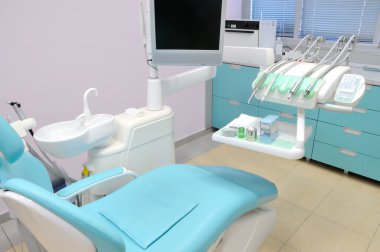 Dentist office interior clipart