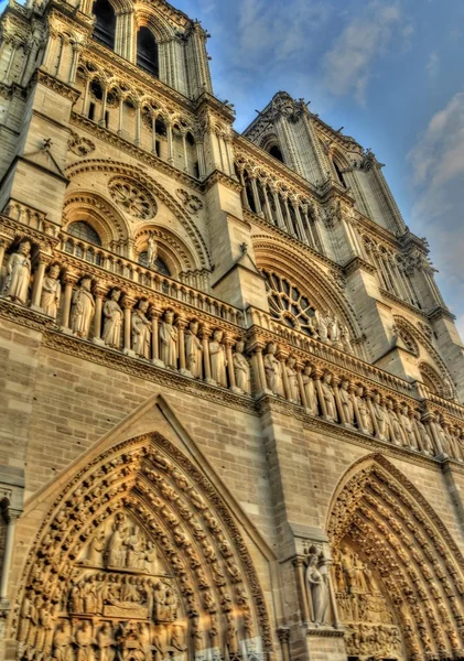 Catedral de Notre Dame, París, Francia — Foto de Stock