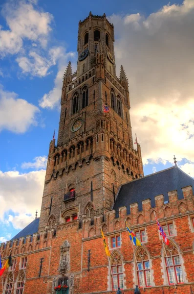Belfry i Brugge, Belgien — Stockfoto