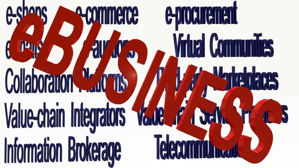 stock image Ebusiness terminologies