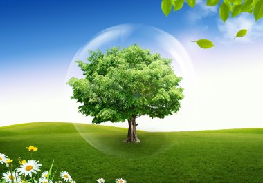 Natural landscape. ecological concept clipart