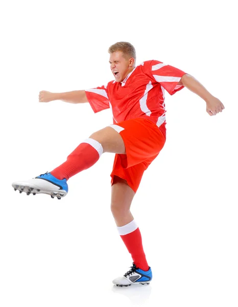 Footballer player Stock Image