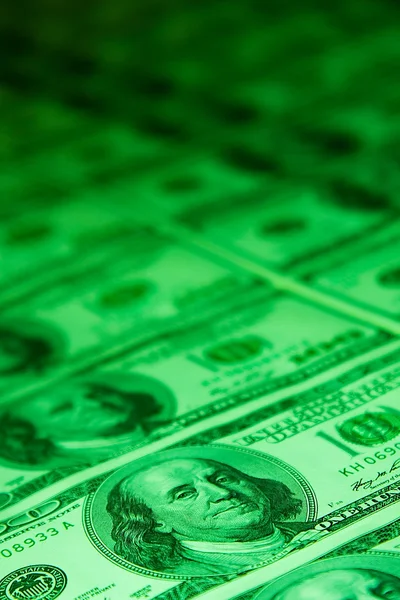 Zielony pieniądze — Zdjęcie stockowe