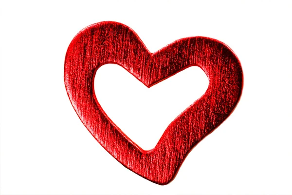 Coração vermelho Valentine — Fotografia de Stock
