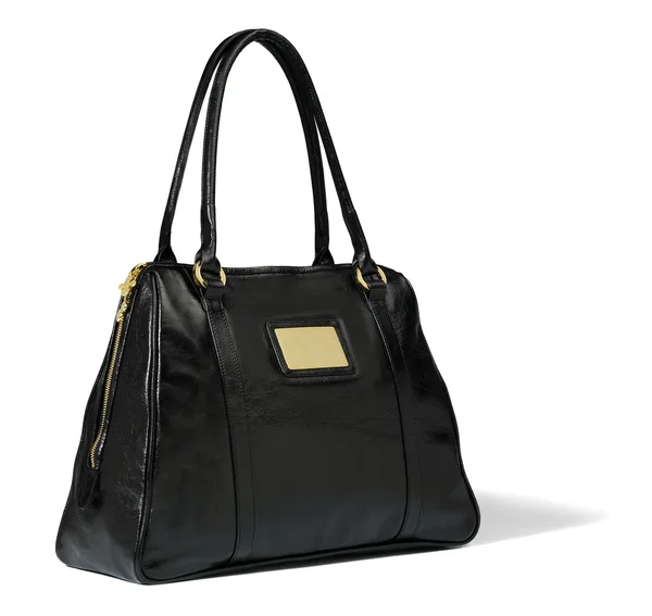 Μαύρη τσάντα της γυναίκας — Φωτογραφία Αρχείου