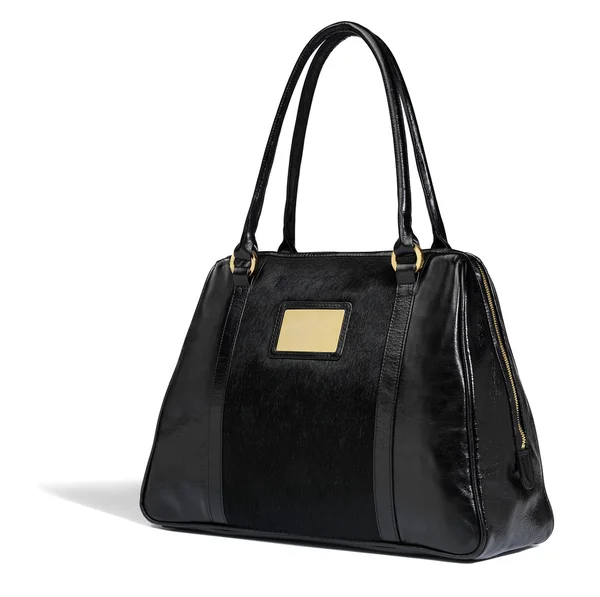 Black woman's bag — Stock Photo, Image