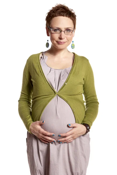 Portrait d'une femme enceinte — Photo