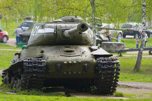 Советский танк ИС-2 — стоковое фото
