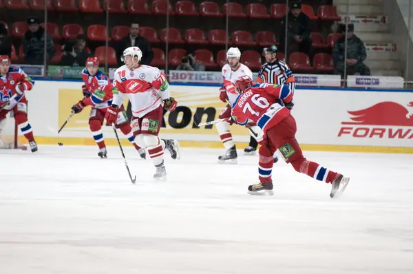 Hockey match Spartak-Cska — Stockfoto