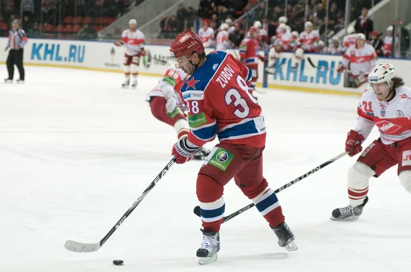 Partido de hockey Spartak-CSKA — Foto de Stock
