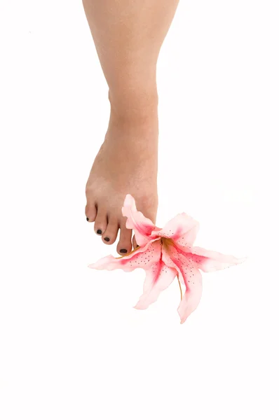 Foot of a girl. — Stock Photo, Image