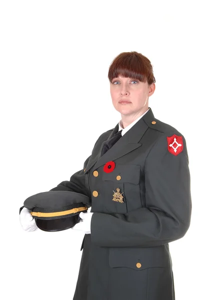 Γυναίκα με τη στολή. — Φωτογραφία Αρχείου