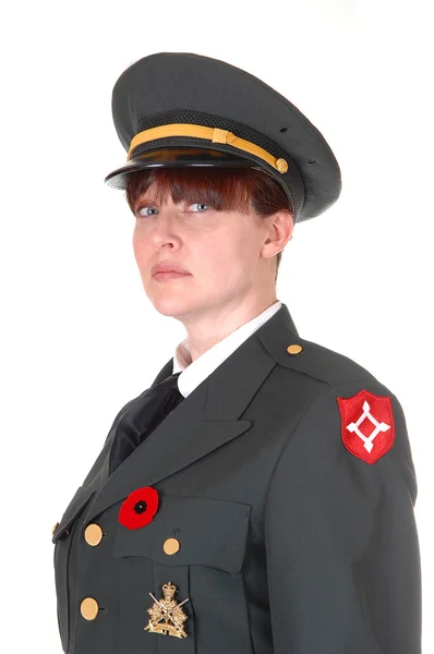 Στρατιωτική γυναίκα. — Φωτογραφία Αρχείου