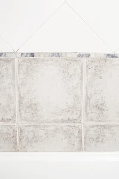 Bath and a tile in the bathroom — Stock Photo, Image