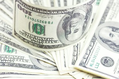 arka planını dolarlık banknotlar