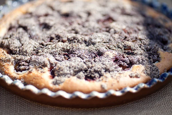 stock image Pie in a ceramic bowl at the fair