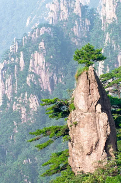 Хуаншань гірський пік — стокове фото