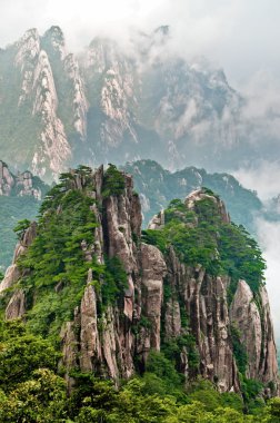 Huangshan peak clipart