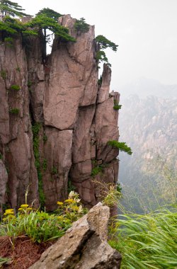 Huangshan peak clipart