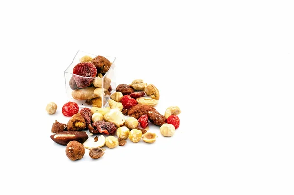 Mixed dried fruit sample — Stock Photo, Image