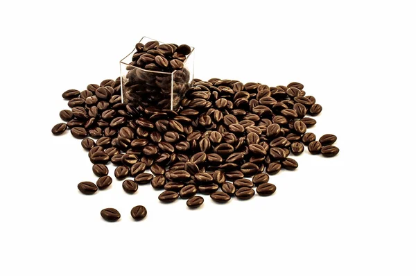 Čokoládová kávová zrna — Stock fotografie
