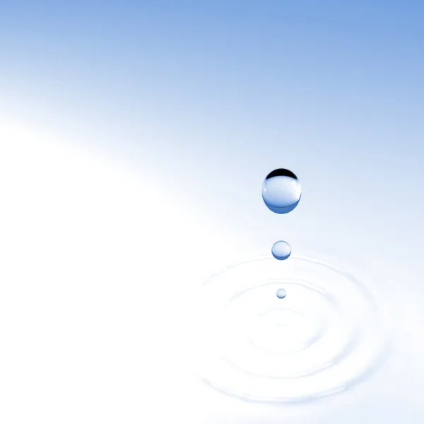Gota de água de perto para adv ou outros fins — Fotografia de Stock