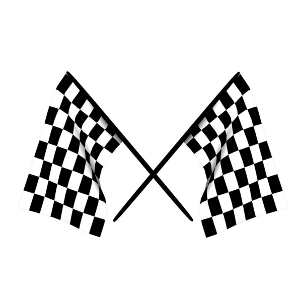 Bandiere a scacchi — Foto Stock