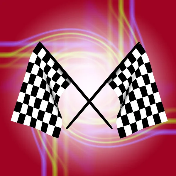 Stock image Checkered flags