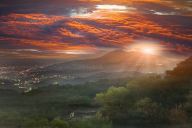 guanyin dağ sunrise, yeni taipei, Tayvan