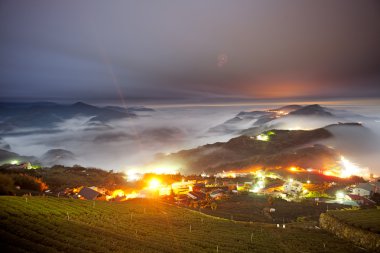 gece görüş Dağı, bulut ve