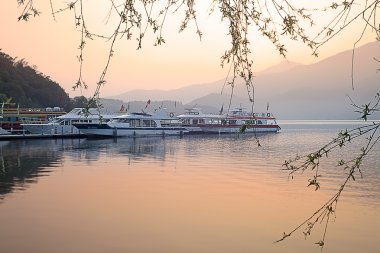 Sunrise sun moon Gölü, nantou, Tayvan