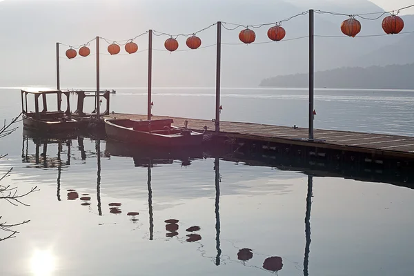 stock image Chiang Kai Shek Pier, Sun Moon Lake, Nantou, Taiwan