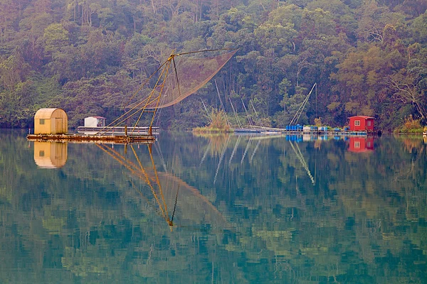 stock image Traditional fishing tools in Sun Moon Lake, Nantou, Taiwan