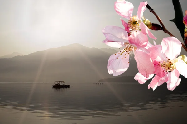 Сунь Мун Озеро Даон, Нанту, Тайвань — стоковое фото