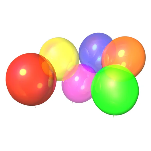 Multicolored balloons for background — Stock Photo, Image