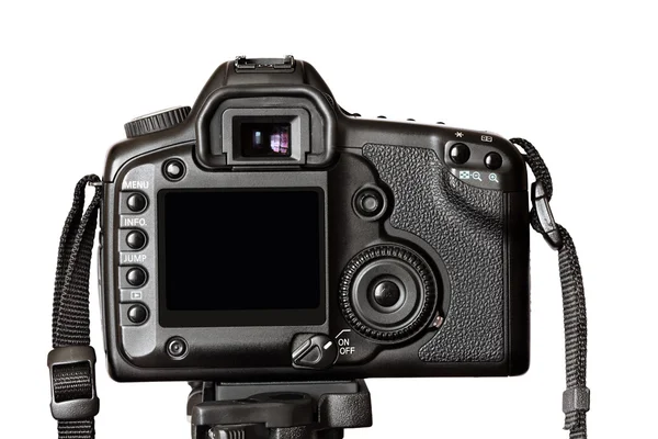 Digital camera on tripod — Stock Photo, Image