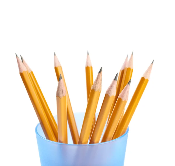 Pencils isolated on the white — Stock Photo, Image