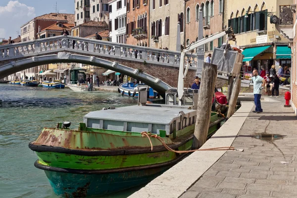 Waste Services in Venice — Stock Photo, Image