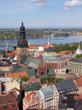 Riga panorama clipart
