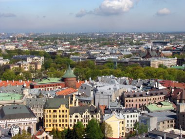 Riga kuzeydoğu panorama