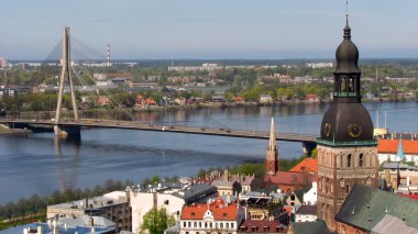 Vansu Bridge in Riga clipart