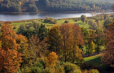 Overlooking Viljandi Lake clipart