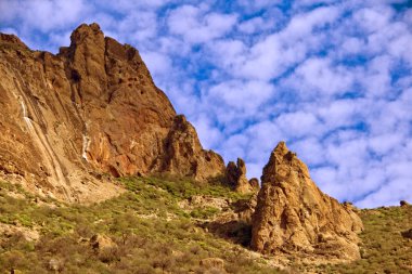 gran canaria kayalık arazide