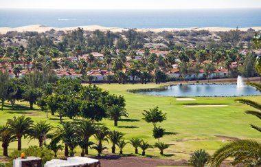 Maspalomas in Canary Islands clipart